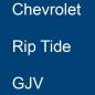 Preview: Chevrolet, Rip Tide, GJV.